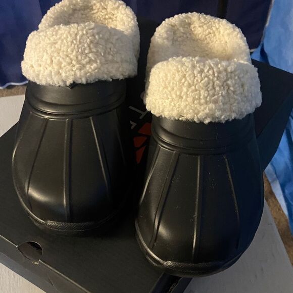 Men’s Bass Outdoor Black and Cream Clogs, sz 8m, SL3-1315S006 - Picture 2 of 5